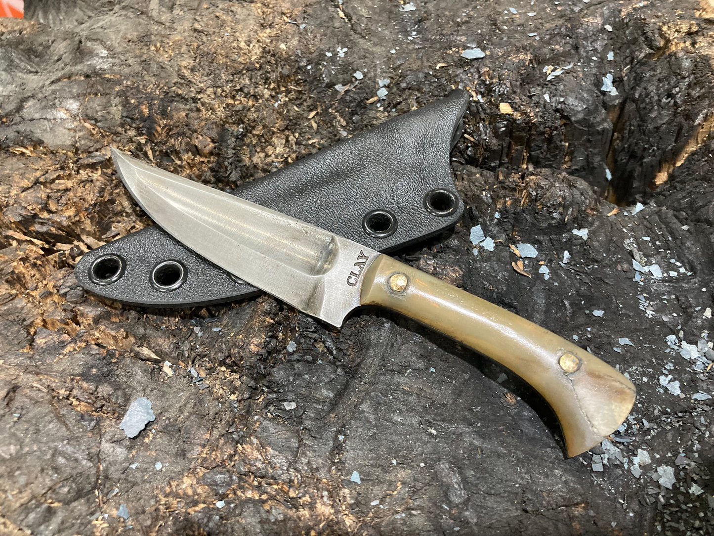 Horn Handled Three Finger Kard Shard