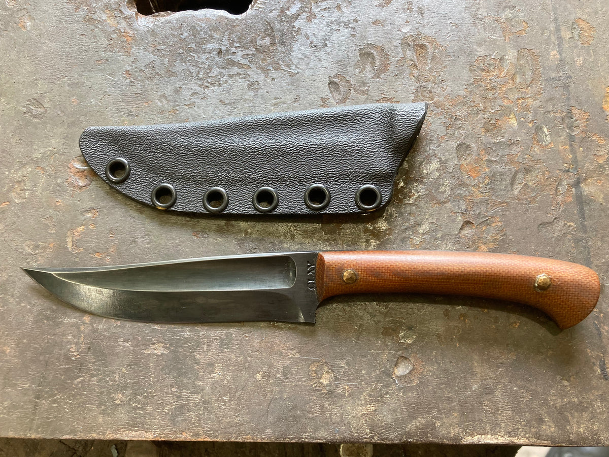 Four finger kard, natural micarta