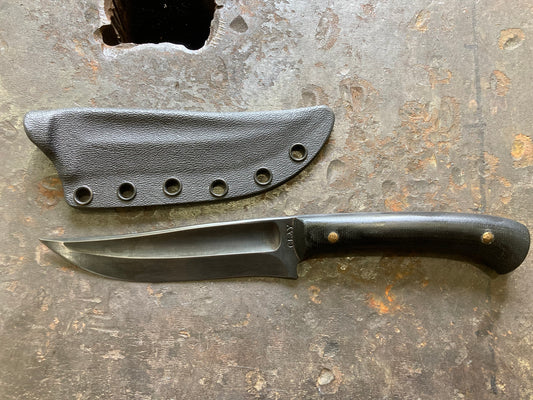 Four finger kard, black micarta