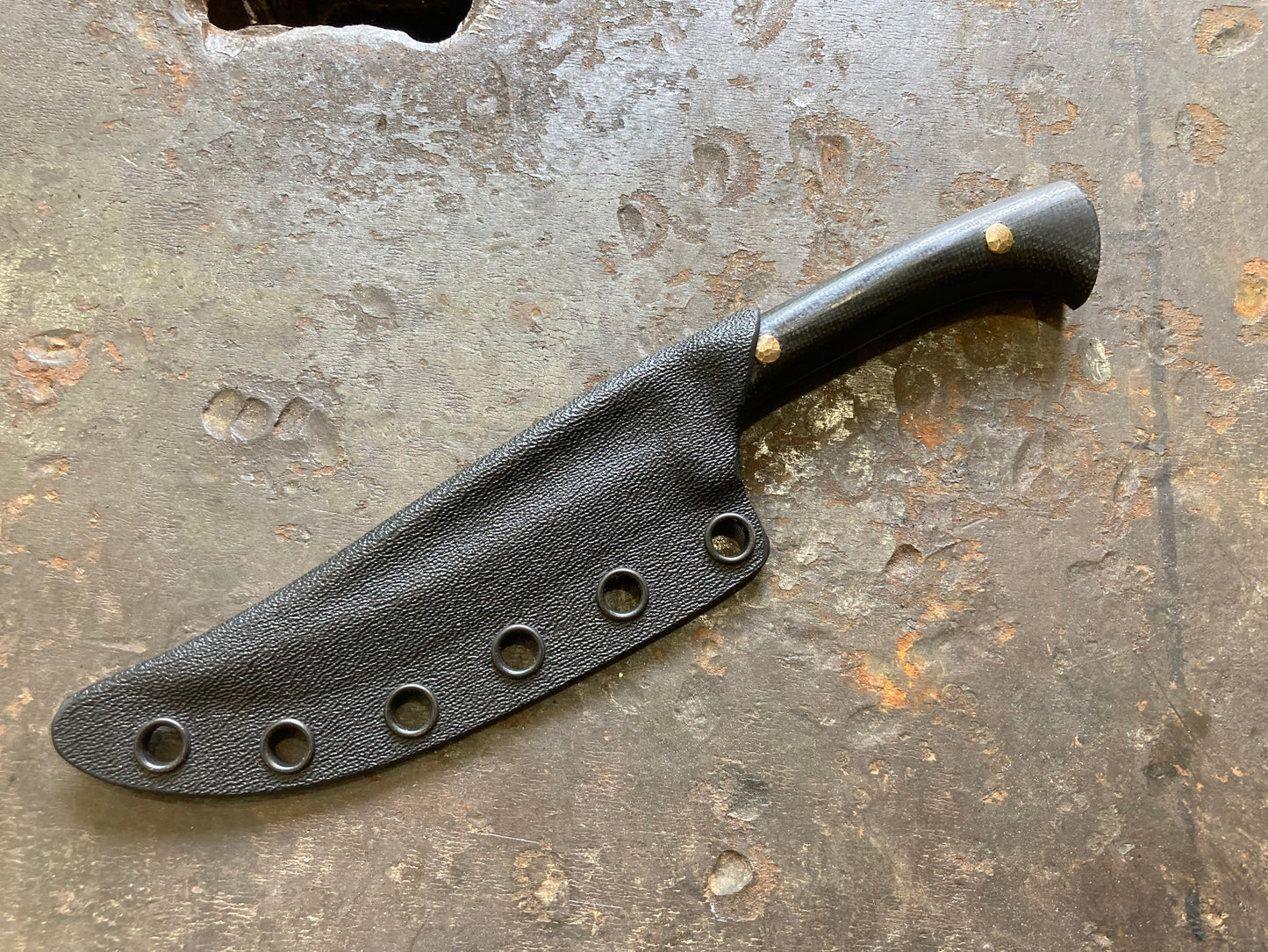 Three finger kard, black micarta