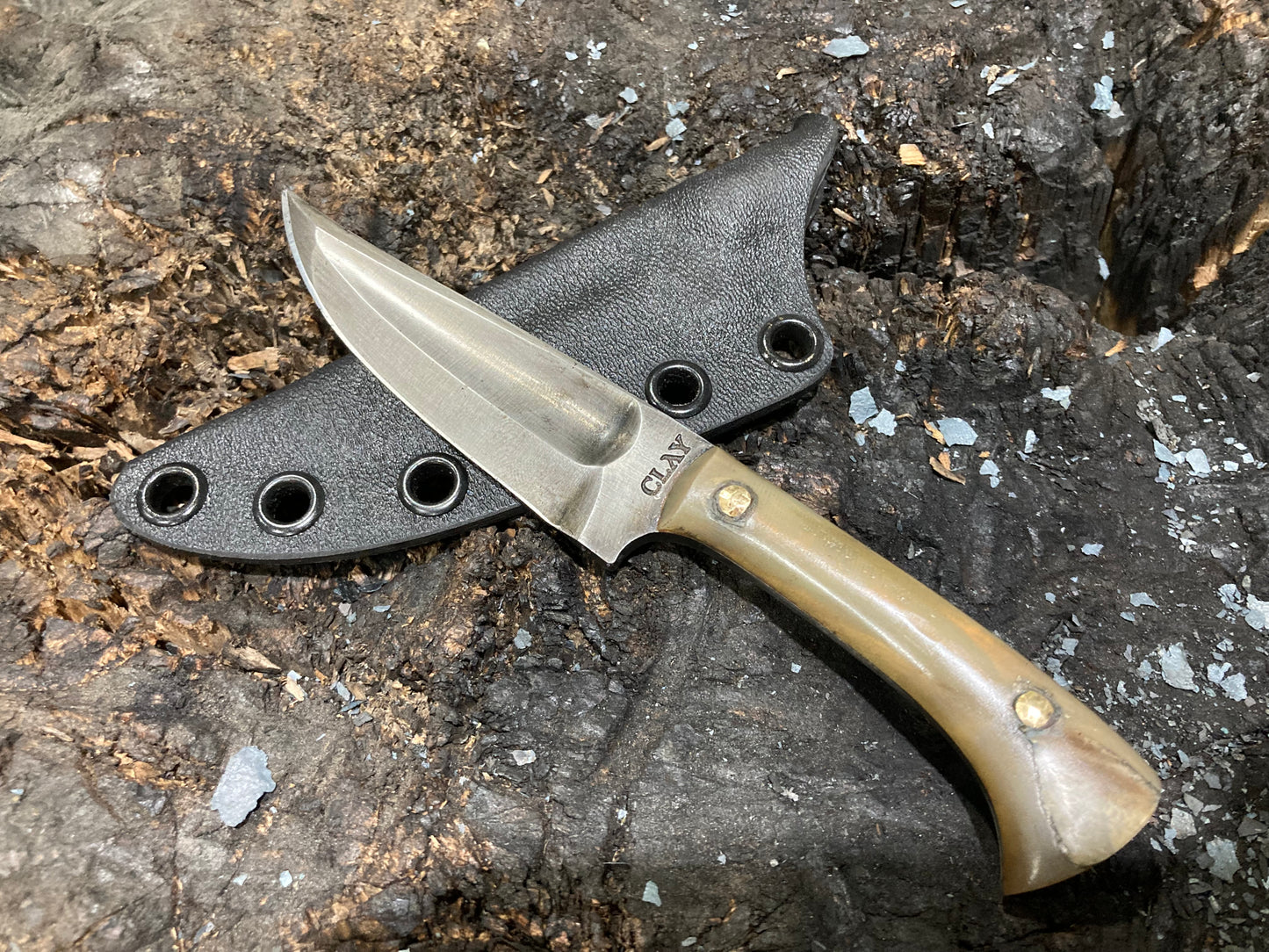 Horn Handled Three Finger Kard Shard