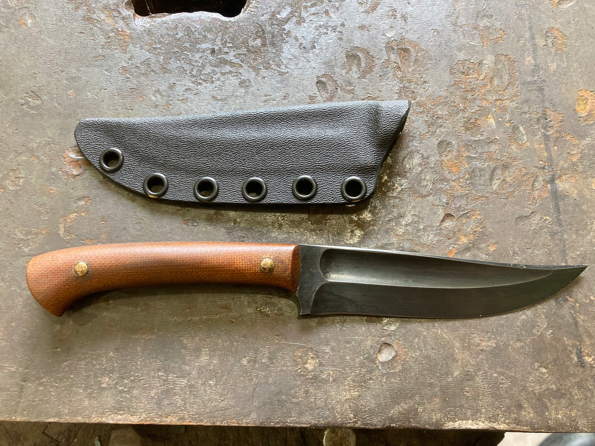 Four finger kard, natural micarta